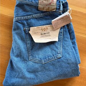 OrSlow 107 Japanese Denim - 2 year wash - Size 4